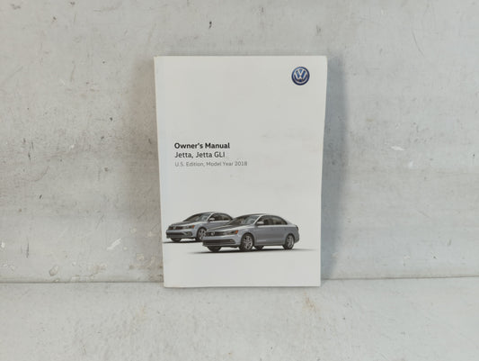 2018 Volkswagen Jetta Owners Manual Book Guide P/N:5C6012723AP OEM Used Auto Parts - Oemusedautoparts1.com