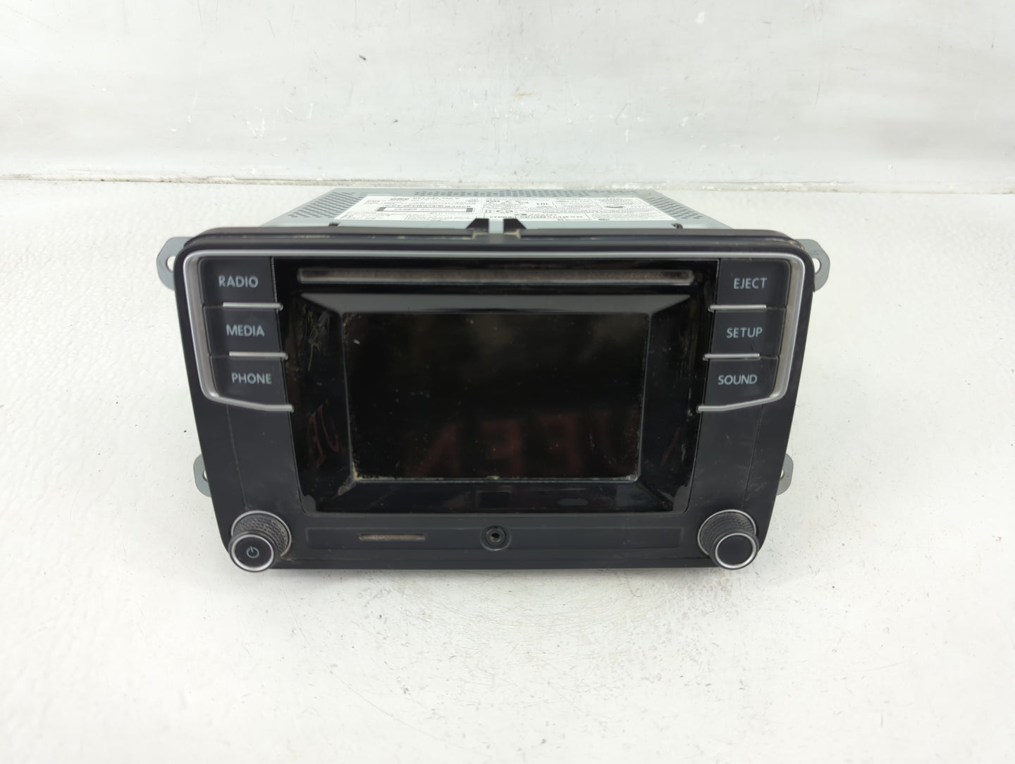 2018 Volkswagen Jetta Radio AM FM Cd Player Receiver Replacement P/N:561 035 150 B Fits Fits 2019 OEM Used Auto Parts - Oemu