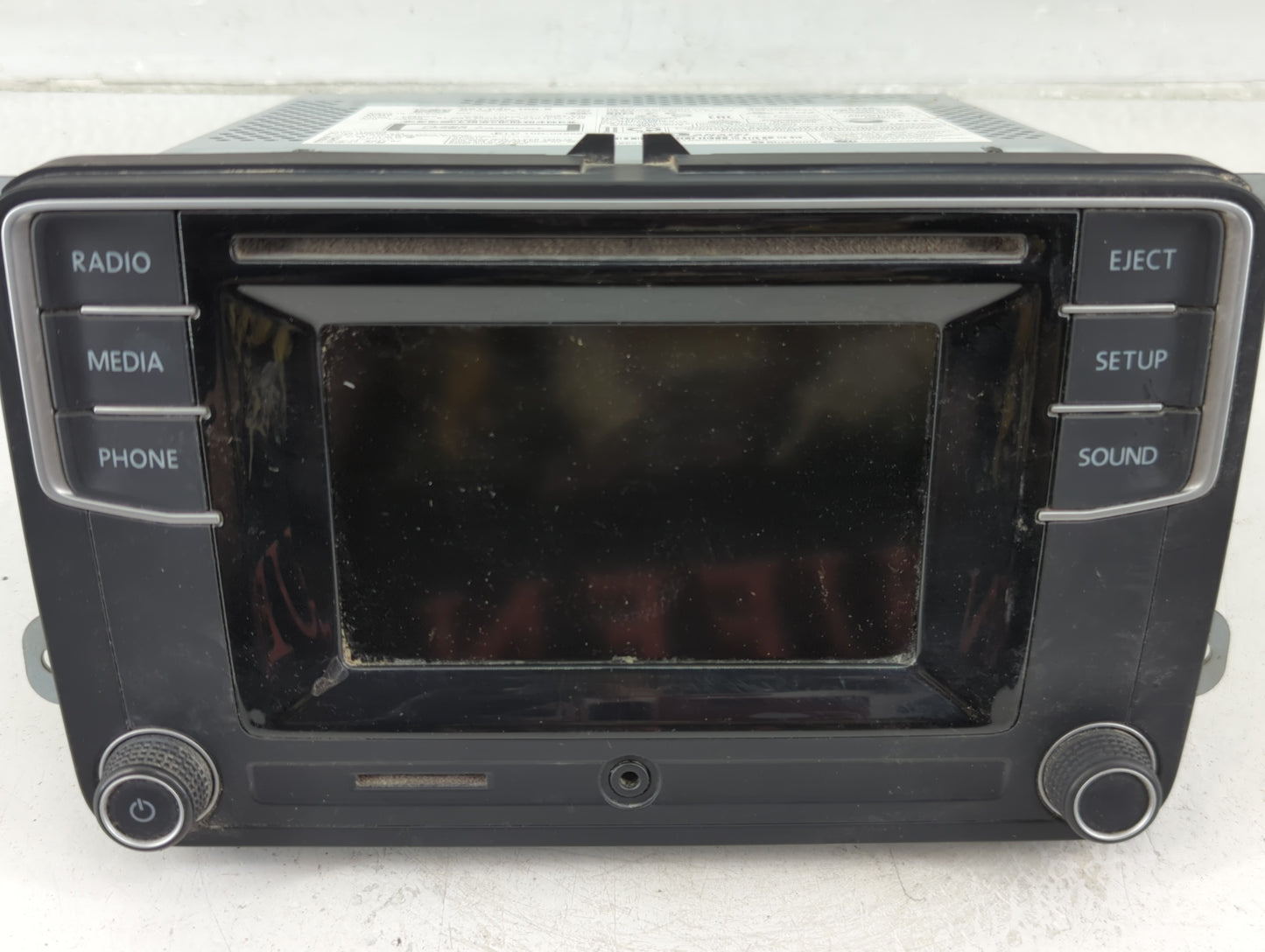 2018 Volkswagen Jetta Radio AM FM Cd Player Receiver Replacement P/N:561 035 150 B Fits Fits 2019 OEM Used Auto Parts - Oemu