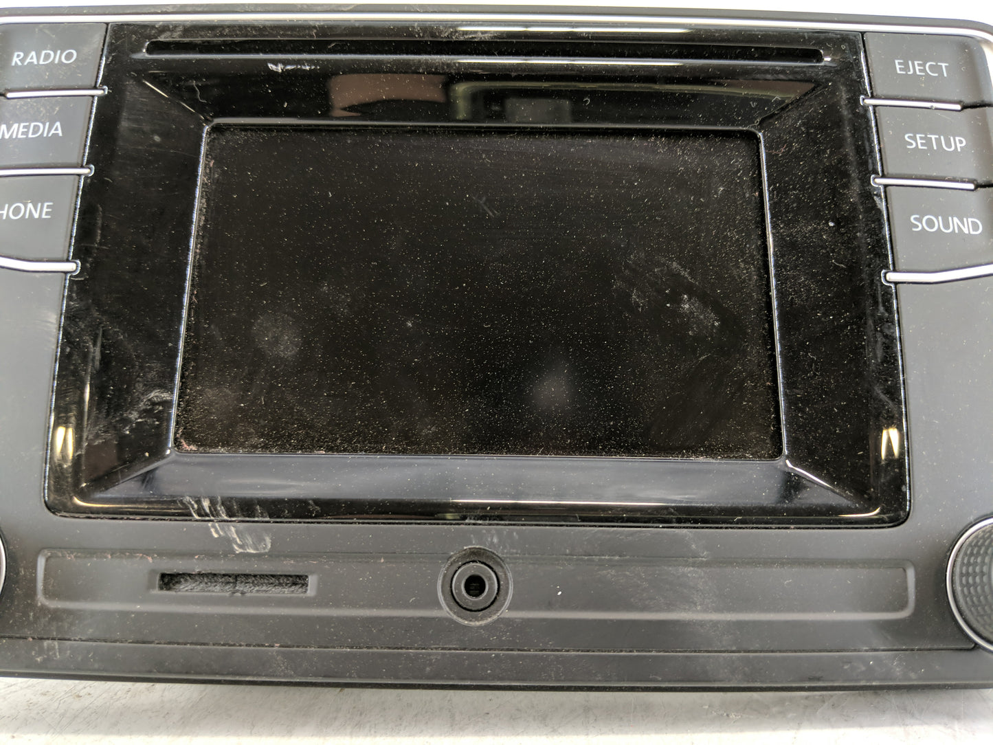 2018 Volkswagen Jetta Radio AM FM Cd Player Receiver Replacement P/N:5C0 036 200 D 561 035 150 B Fits Fits 2019 OEM Used Aut