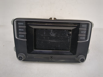 2018 Volkswagen Jetta Radio AM FM Cd Player Receiver Replacement P/N:561 035 150 B Fits Fits 2019 OEM Used Auto Parts - Oemu
