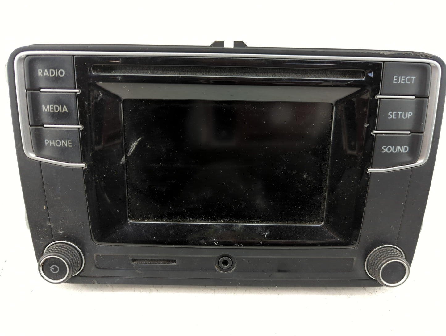 2018 Volkswagen Jetta Radio AM FM Cd Player Receiver Replacement P/N:561 035 150 B Fits Fits 2019 OEM Used Auto Parts - Oemu