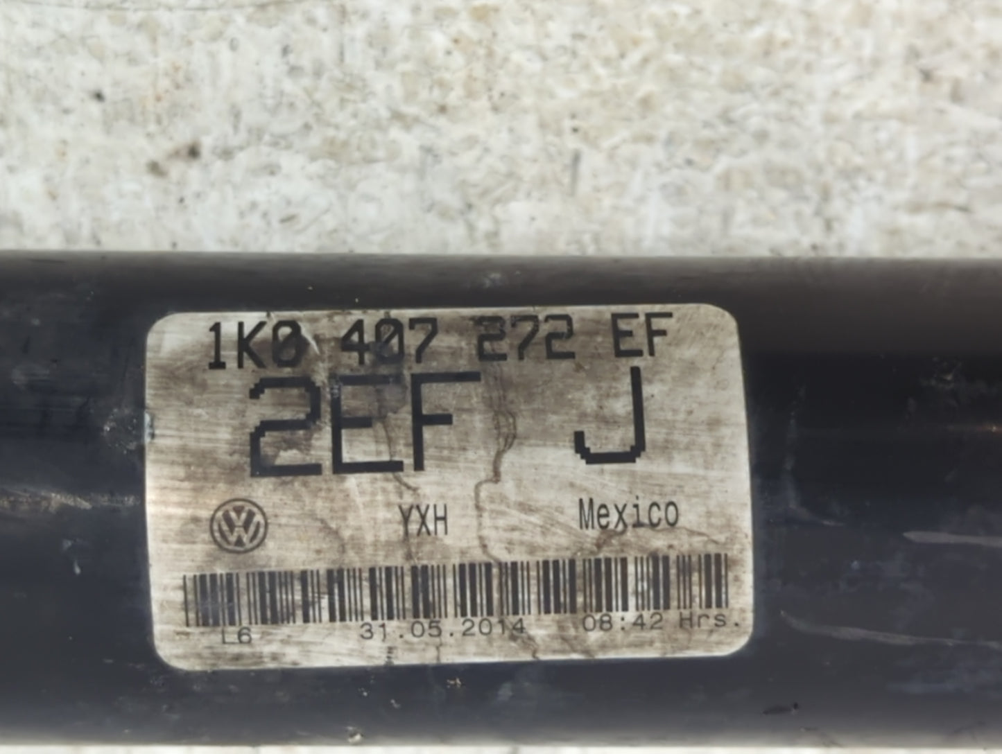 2005-2018 Volkswagen Jetta Axle Shaft Front Passenger Cv C/v - Oemusedautoparts1.com