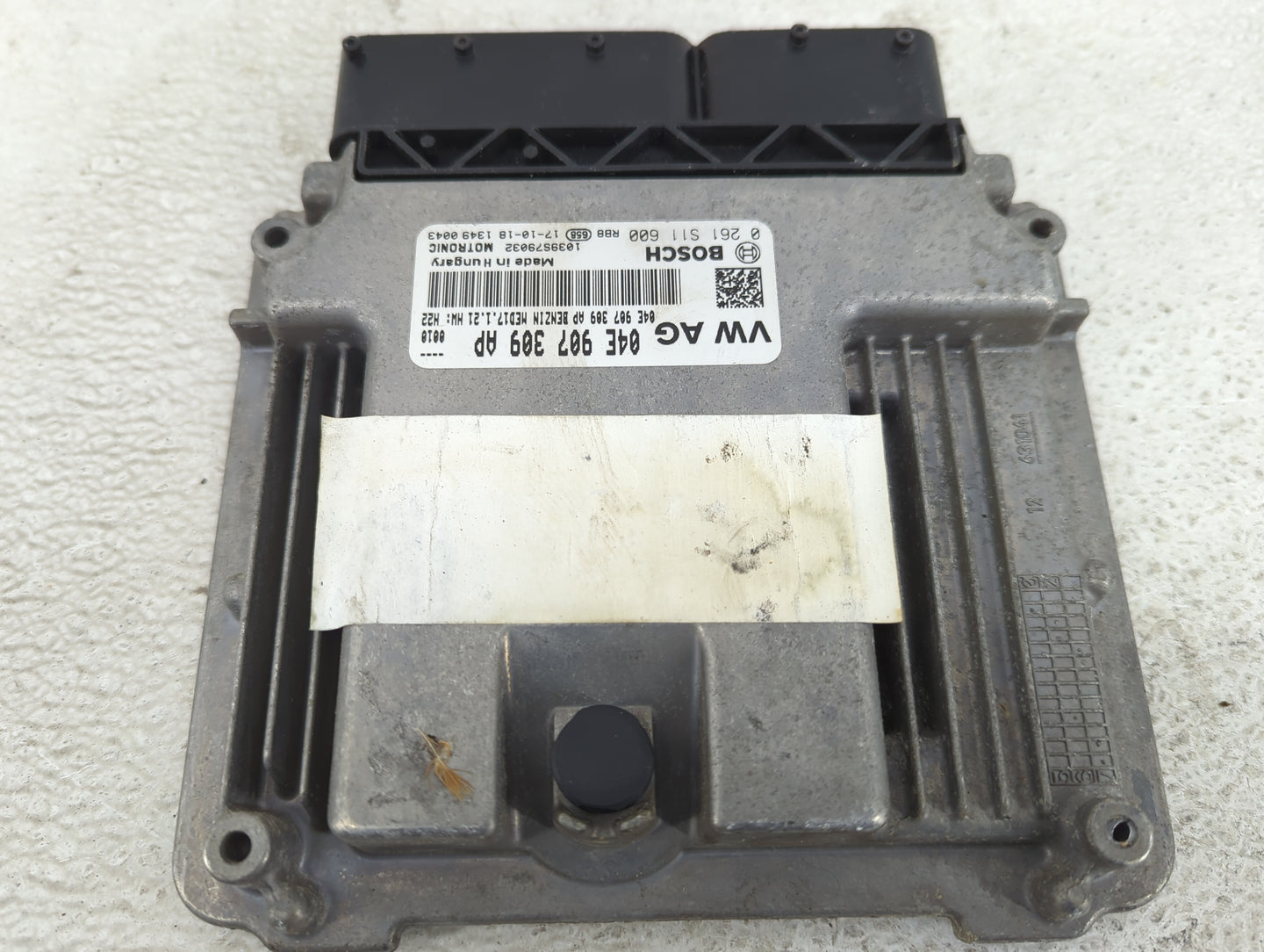 2018 Volkswagen Jetta PCM Engine Control Computer ECU ECM PCU OEM P/N:04E907309AP 0261S11600, 1039S79032 Fits OEM Used Auto 