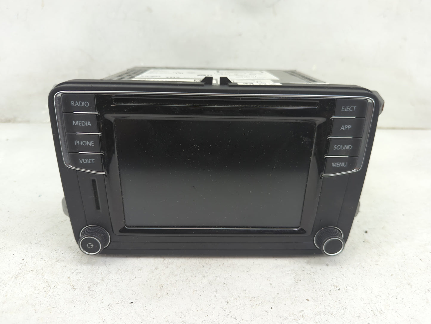 2018 Volkswagen Jetta Radio AM FM Cd Player Receiver Replacement Fits Fits 2019 OEM Used Auto Parts - Oemusedautoparts1.com