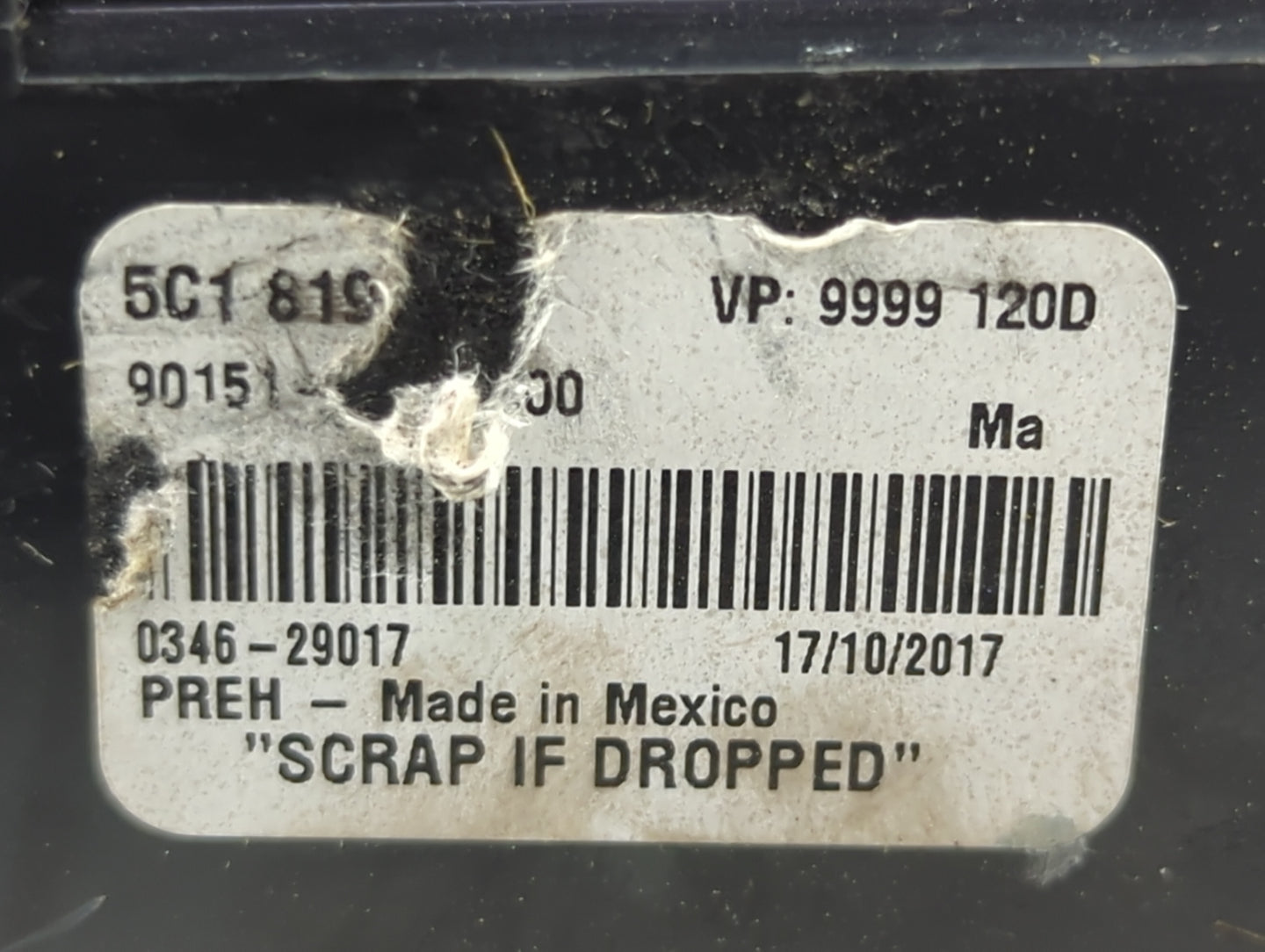2017-2018 Volkswagen Jetta Climate Control Module Temperature AC/Heater Replacement Fits Fits 2017 2018 OEM Used Auto Parts 