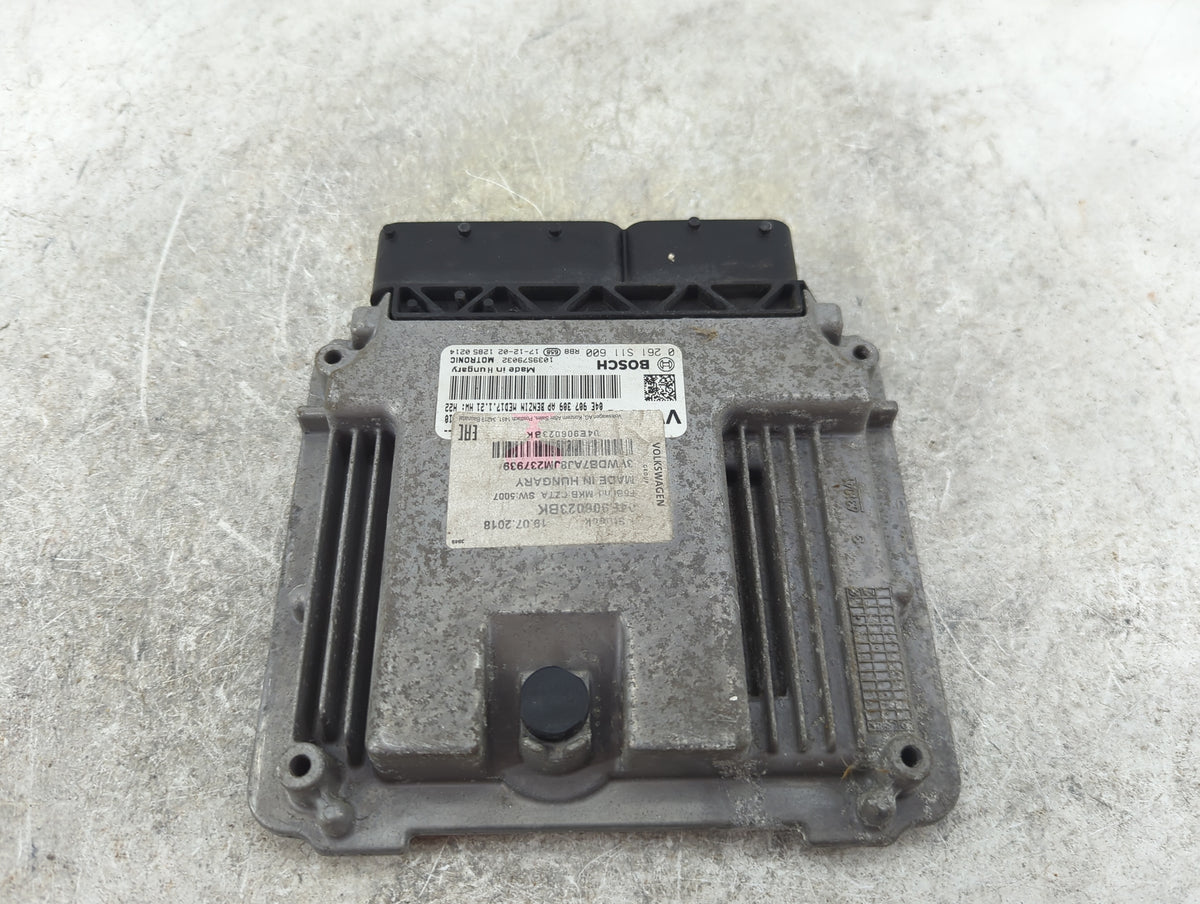 2016-2017 Volkswagen Jetta PCM Engine Control Computer ECU ECM PCU OEM P/N:0261S11600 04E907309AP, 04E906023BK Fits Fits 201