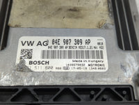 2018 Volkswagen Jetta PCM Engine Control Computer ECU ECM PCU OEM P/N:04E 907 309 AP Fits OEM Used Auto Parts - Oemusedautop
