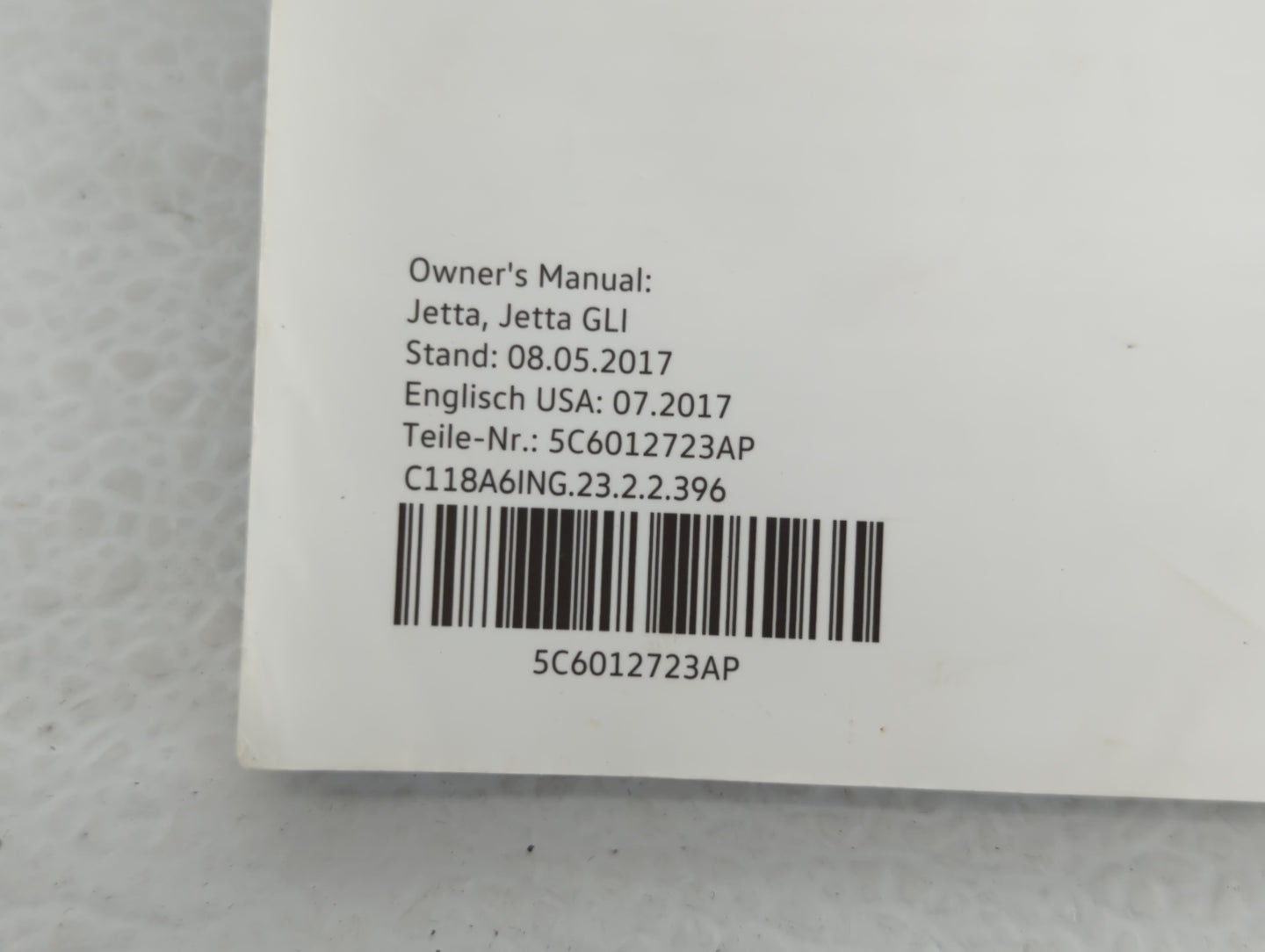 2018 Volkswagen Jetta Owners Manual Book Guide OEM Used Auto Parts - Oemusedautoparts1.com