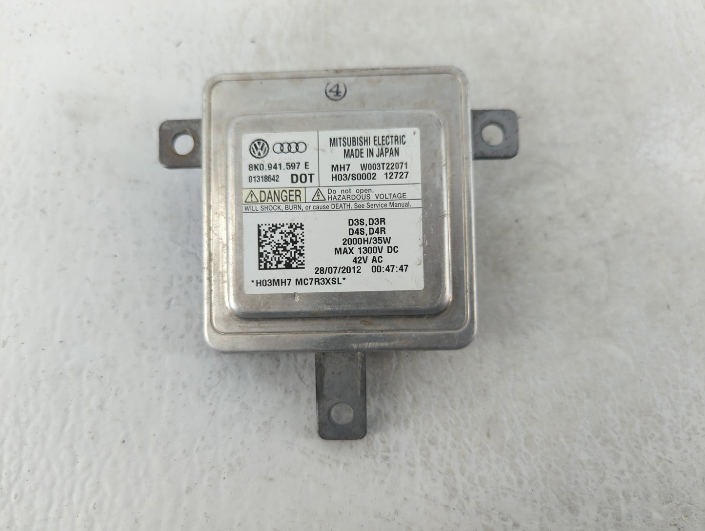2018-2018 Volkswagen Jetta Headlight Ballast Head Light - Oemusedautoparts1.com
