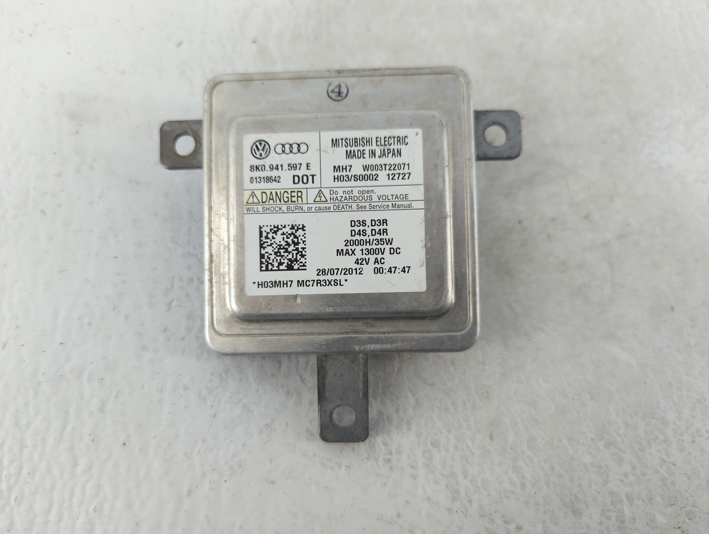 2018-2018 Volkswagen Jetta Headlight Ballast Head Light - Oemusedautoparts1.com