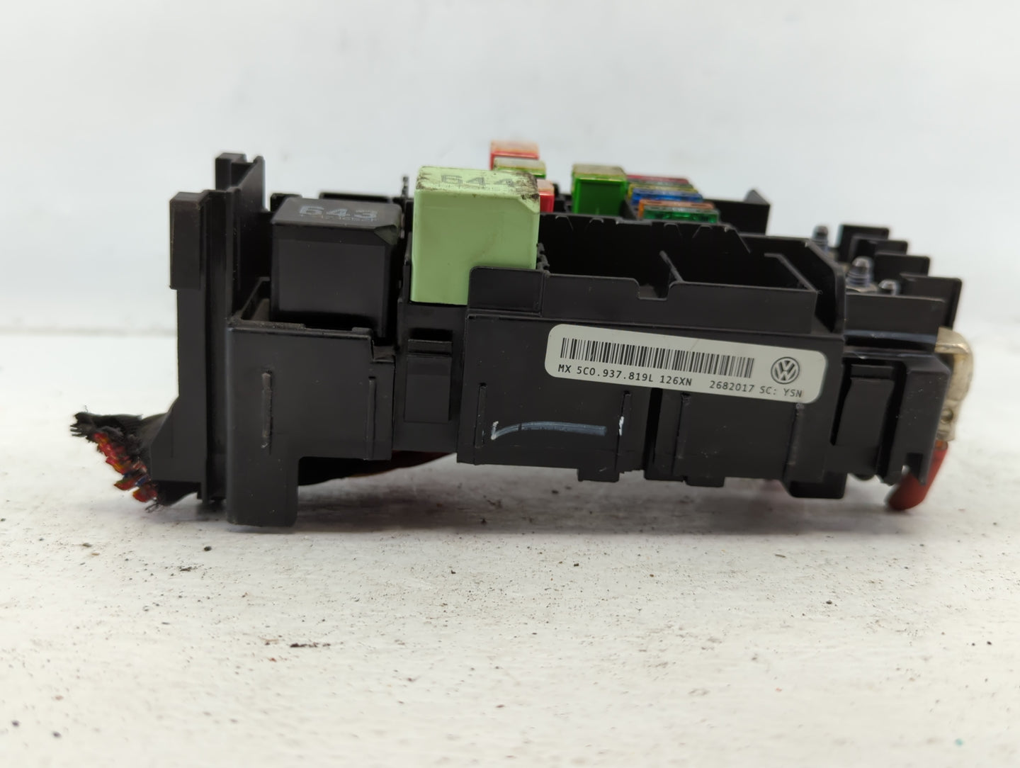 2015-2018 Volkswagen Jetta Fusebox Fuse Box Panel Relay Module P/N:MX 5C0 937 819L 126XN Fits Fits 2015 2016 2017 2018 OEM U