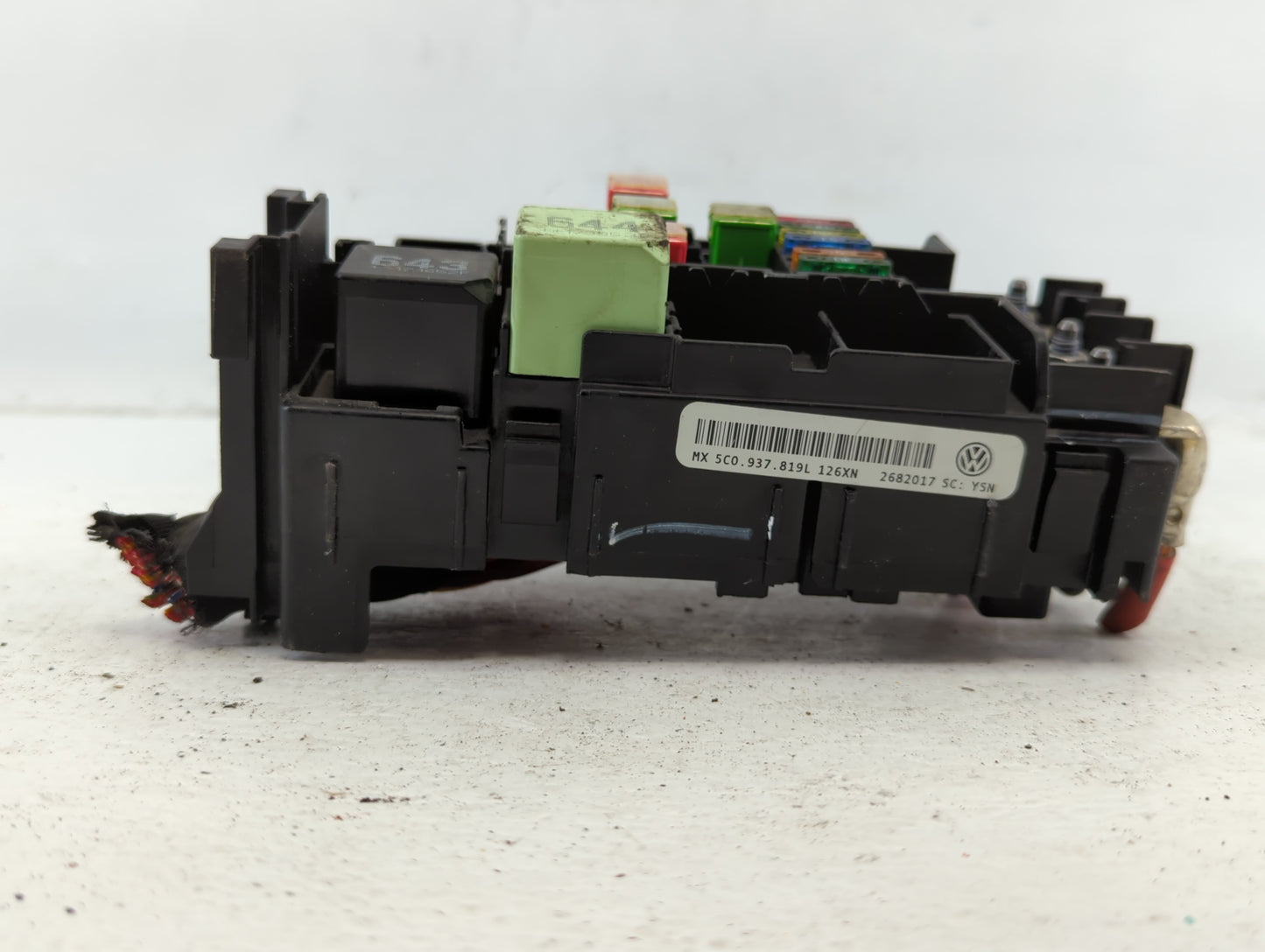 2015-2018 Volkswagen Jetta Fusebox Fuse Box Panel Relay Module P/N:MX 5C0 937 819L 126XN Fits Fits 2015 2016 2017 2018 OEM U