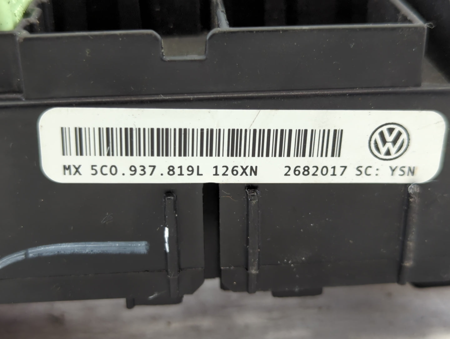 2015-2018 Volkswagen Jetta Fusebox Fuse Box Panel Relay Module P/N:MX 5C0 937 819L 126XN Fits Fits 2015 2016 2017 2018 OEM U