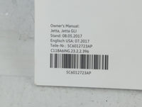 2018 Volkswagen Jetta Owners Manual Book Guide OEM Used Auto Parts - Oemusedautoparts1.com