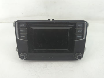 2018 Volkswagen Jetta Radio AM FM Cd Player Receiver Replacement P/N:561 035 150 B Fits Fits 2019 OEM Used Auto Parts - Oemu