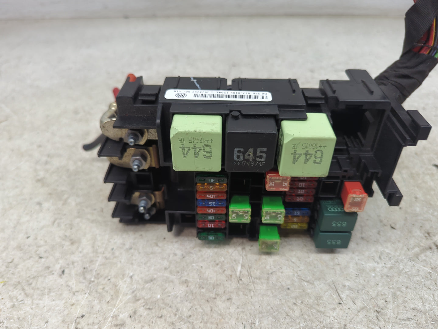 2012-2020 Volkswagen Passat Fusebox Fuse Box Panel Relay Module P/N:5C0937819L Fits OEM Used Auto Parts - Oemusedautoparts1.