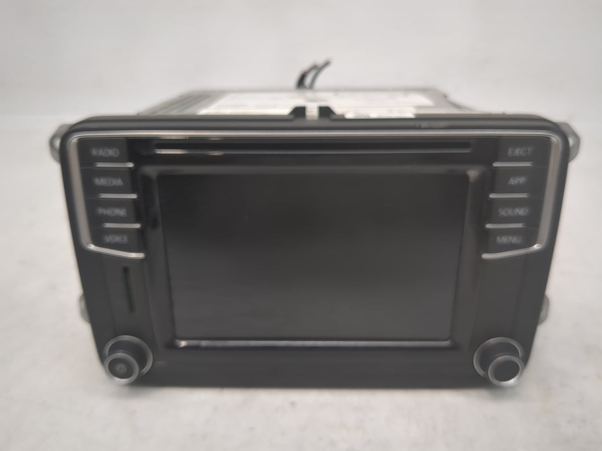 2018 Volkswagen Passat Radio AM FM Cd Player Receiver Replacement P/N:561035150B Fits Fits 2019 OEM Used Auto Parts - Oemuse
