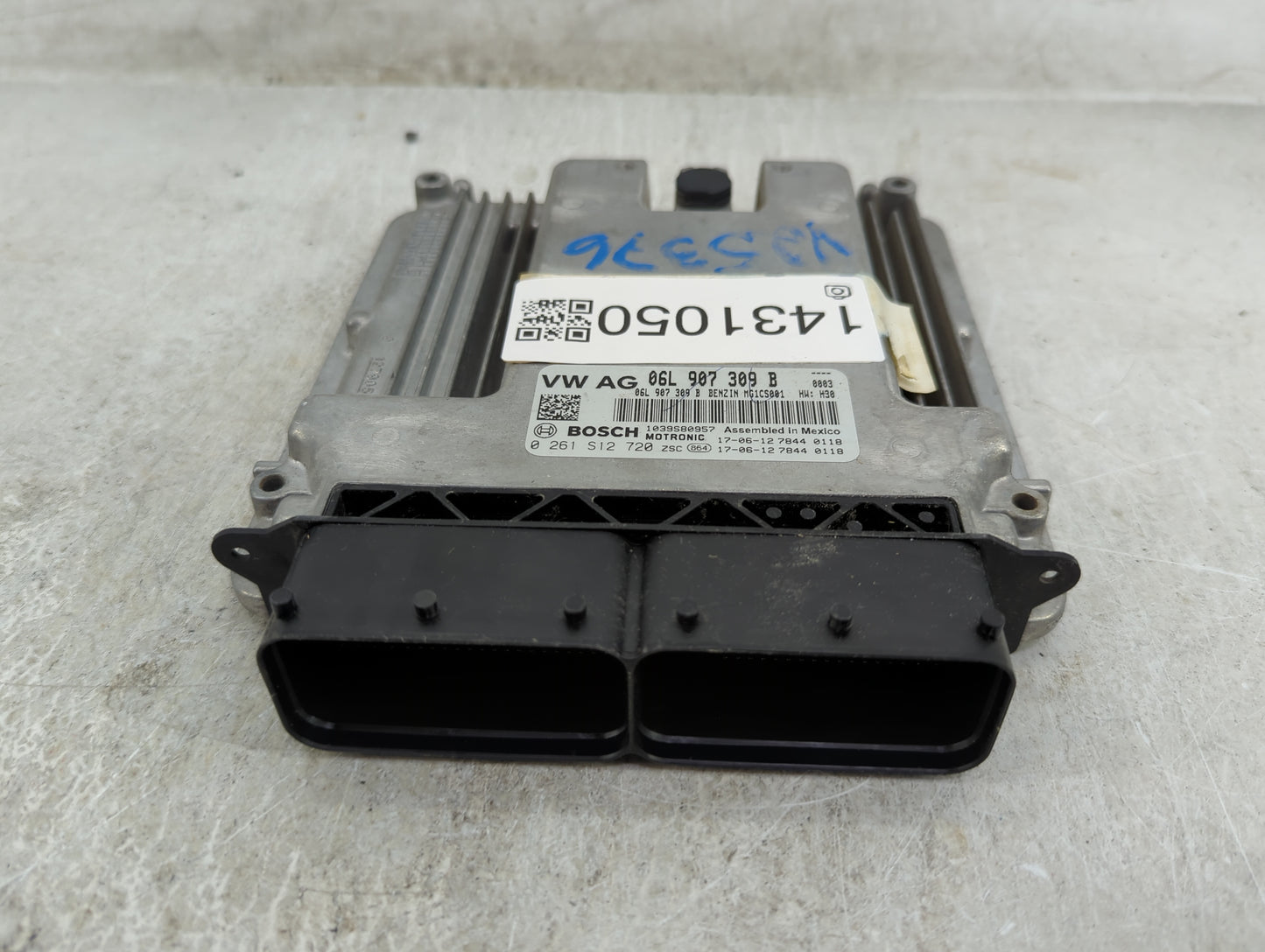 2018-2020 Volkswagen Tiguan PCM Engine Control Computer ECU ECM PCU OEM P/N:06L907309B Fits Fits 2018 2019 2020 OEM Used Aut
