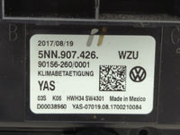 2018 Volkswagen Tiguan Climate Control Module Temperature AC/Heater Replacement P/N:5NN 907 426 Fits OEM Used Auto Parts - O