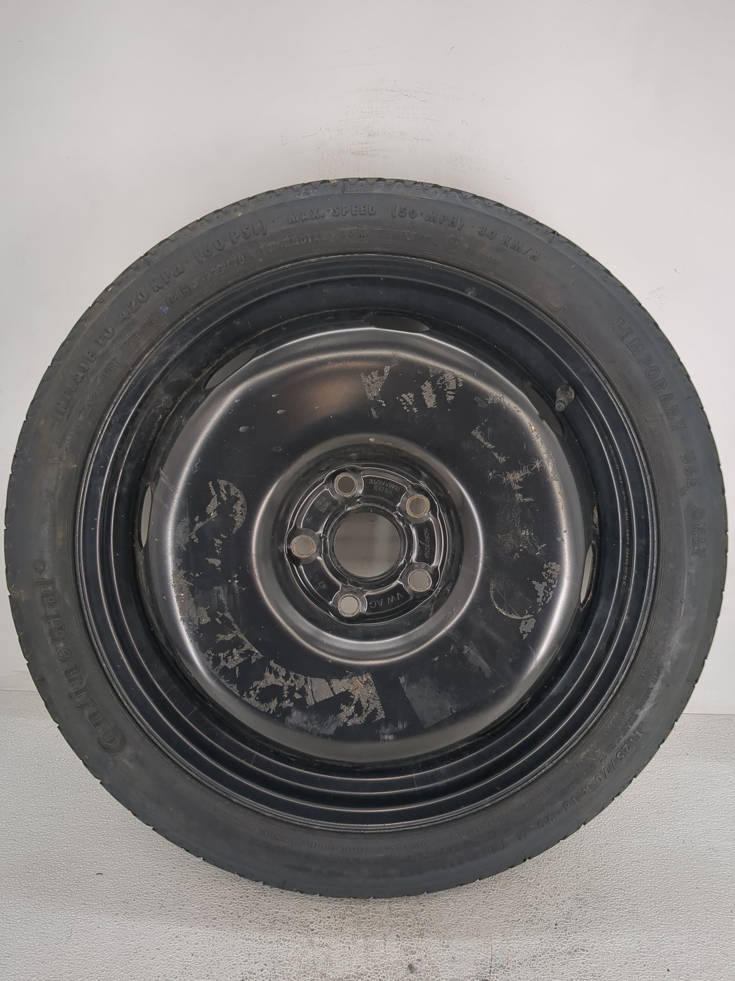 2018 Volkswagen Tiguan Spare Donut Tire Wheel Rim Oem - Oemusedautoparts1.com