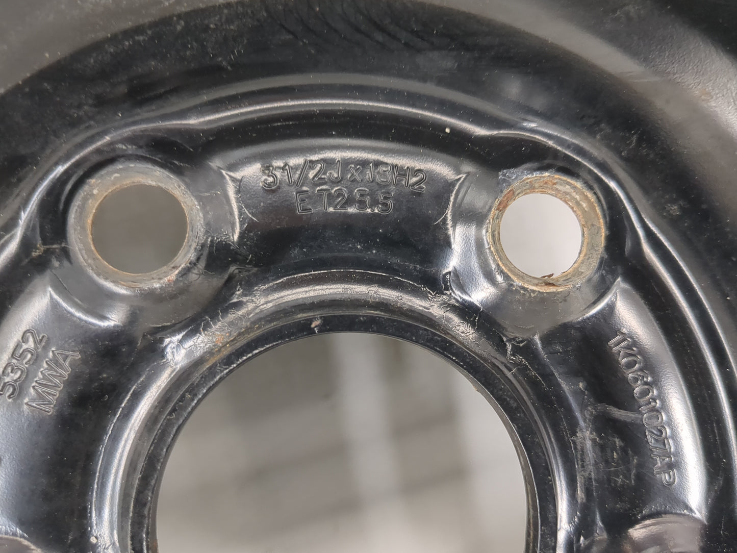 2018 Volkswagen Tiguan Spare Donut Tire Wheel Rim Oem - Oemusedautoparts1.com