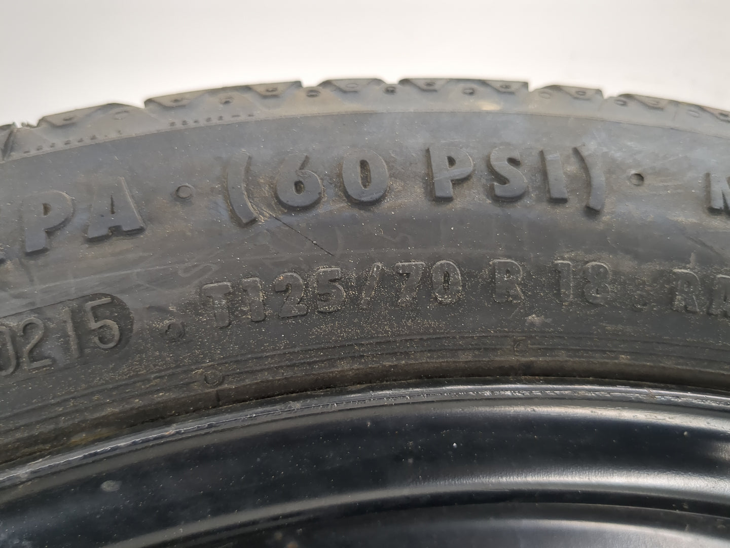 2018 Volkswagen Tiguan Spare Donut Tire Wheel Rim Oem - Oemusedautoparts1.com