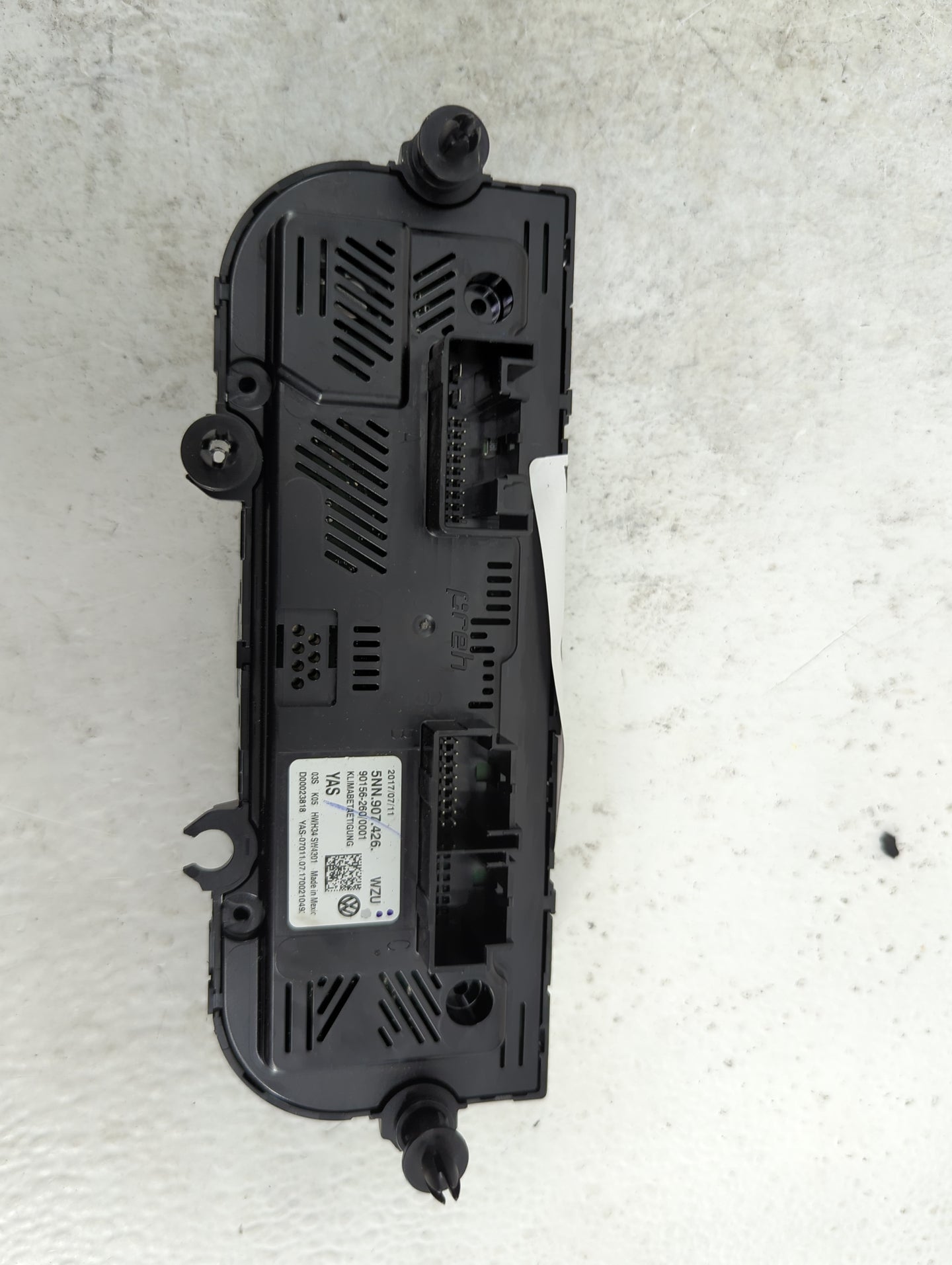 2018 Volkswagen Tiguan Climate Control Module Temperature AC/Heater Replacement P/N:5NN.907.426.WZU 5NN907426, 90156-260/000