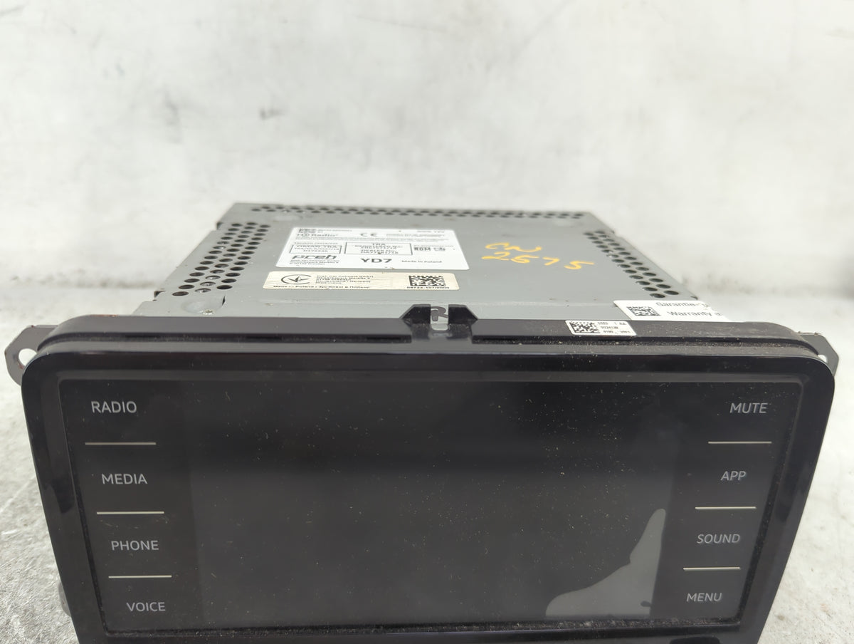2018-2018 Volkswagen Tiguan Radio Display Info Screen Oem - Oemusedautoparts1.com