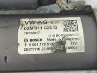 2018 Volkswagen Tiguan Car Starter Motor Solenoid OEM P/N:02M 911 024 Q Fits Fits 2012 2013 2014 2015 2016 OEM Used Auto Par