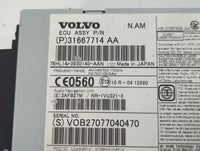 2018-2018 Volvo S60 Am Fm Cd Player Radio Receiver - Oemusedautoparts1.com