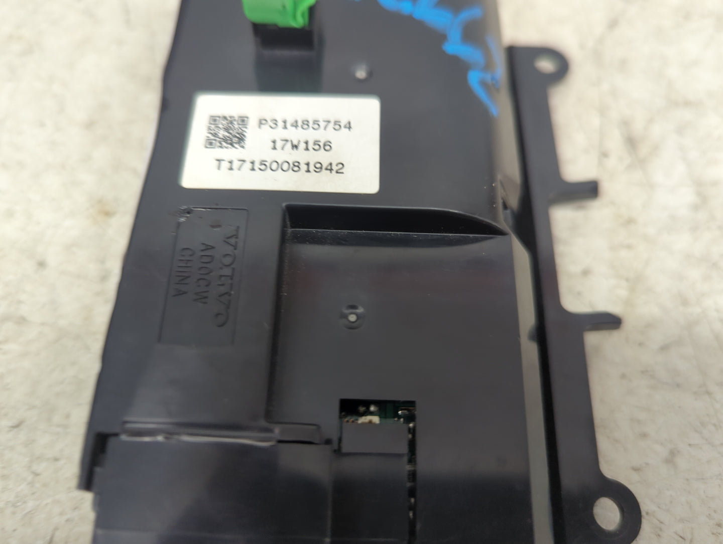 2018 Volvo S90 Climate Control Module Temperature AC/Heater Replacement P/N:P31485754 17W156, T17150081942 Fits OEM Used Aut
