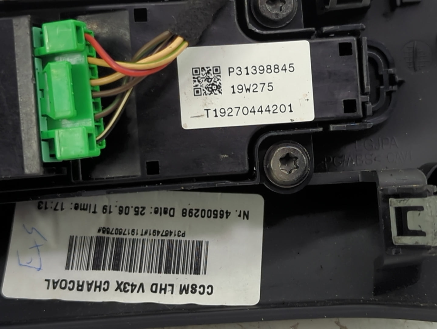 2018 Volvo V60 Climate Control Module Temperature AC/Heater Replacement P/N:31398845 Fits OEM Used Auto Parts - Oemusedautop