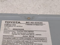 2019 Corolla Radio AM FM Cd Player Receiver Replacement Fits Fits 2017 2018 OEM Used Auto Parts - Oemusedautoparts1.com