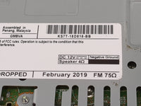 2019 Fusion Radio AM FM Cd Player Receiver Replacement Fits Fits 2020 OEM Used Auto Parts - Oemusedautoparts1.com