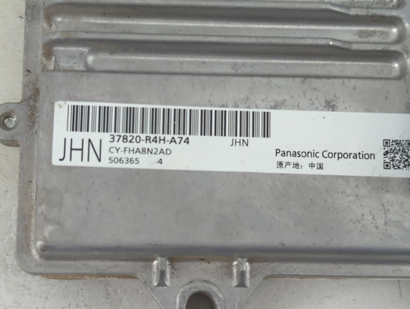 2019-2020 Acura Ilx PCM Engine Control Computer ECU ECM PCU OEM P/N:37820-R4H-A74 Fits Fits 2019 2020 OEM Used Auto Parts - 