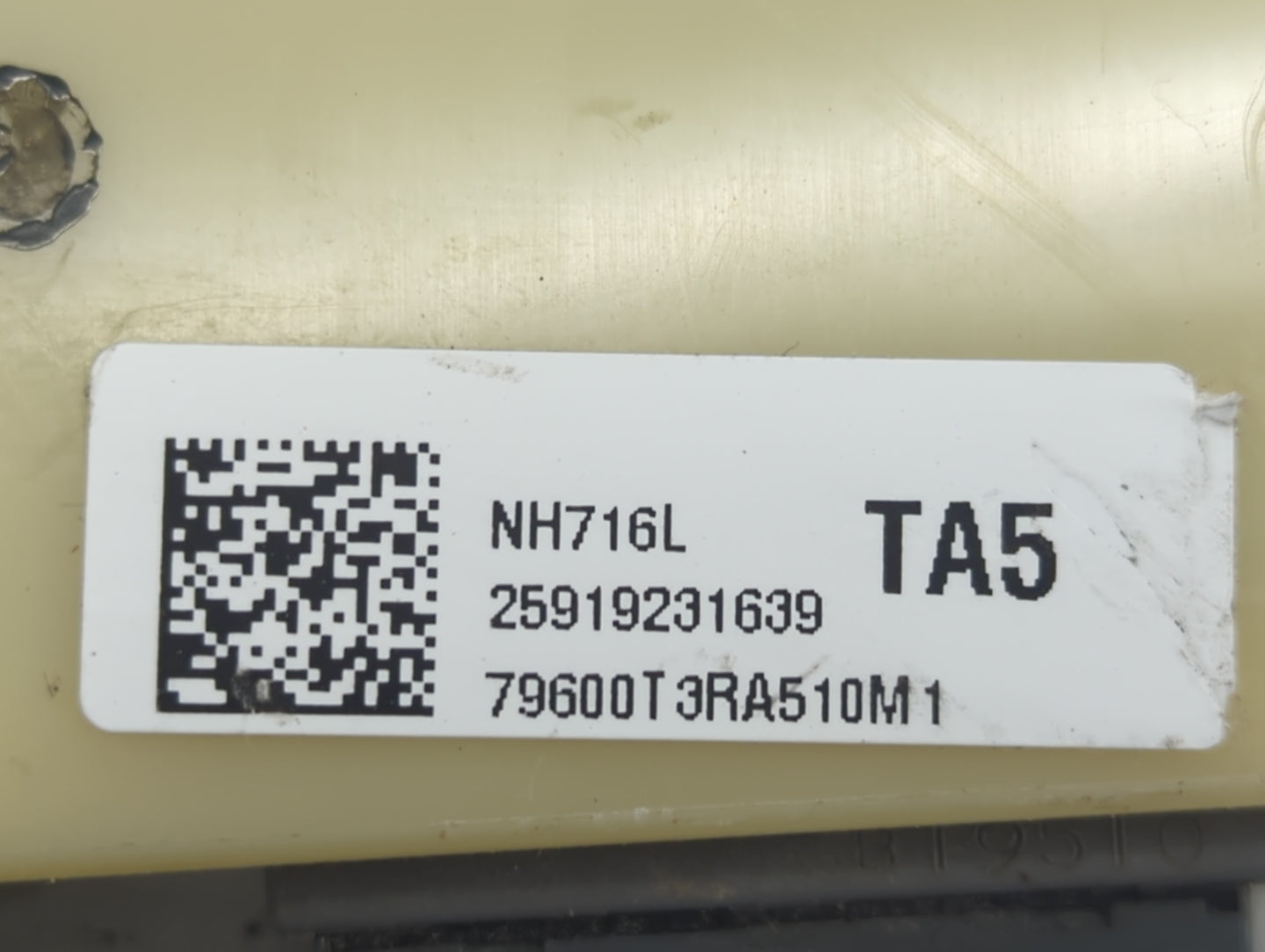 2019-2022 Acura Ilx Climate Control Module Temperature AC/Heater Replacement P/N:79600T3RA510M1 Fits Fits 2019 2020 2021 202