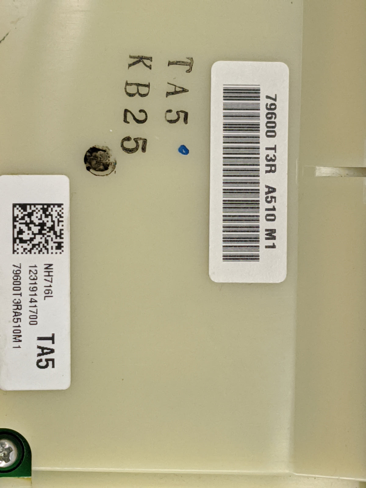 2019-2022 Acura Ilx Climate Control Module Temperature AC/Heater Replacement P/N:79600T3RA510M1 79600 T3R A510 M1 Fits OEM U