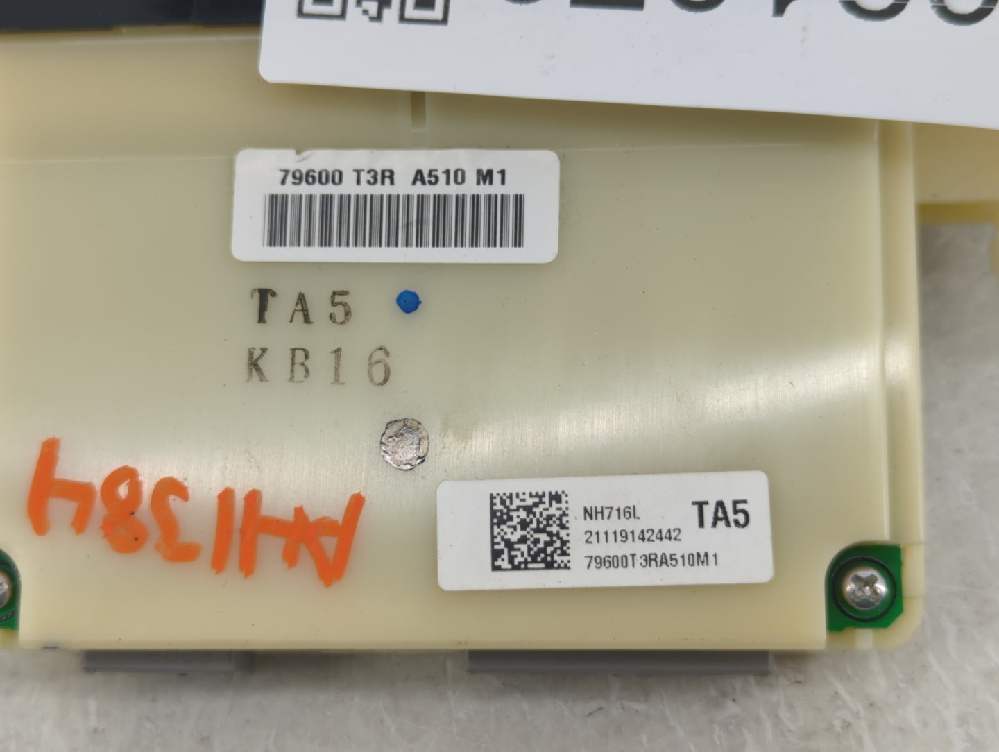 2019-2022 Acura Ilx Climate Control Module Temperature AC/Heater Replacement P/N:NH716L 79600 T3R A510 M1 Fits OEM Used Auto