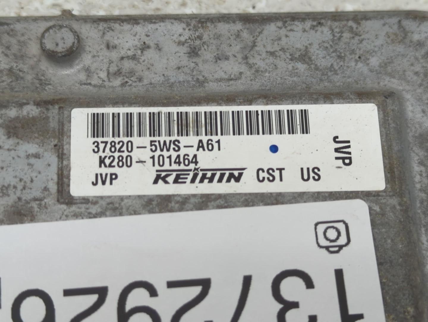 2018-2019 Acura Mdx PCM Engine Control Computer ECU ECM PCU OEM P/N:37820-5WS-A61 Fits Fits 2018 2019 OEM Used Auto Parts - 