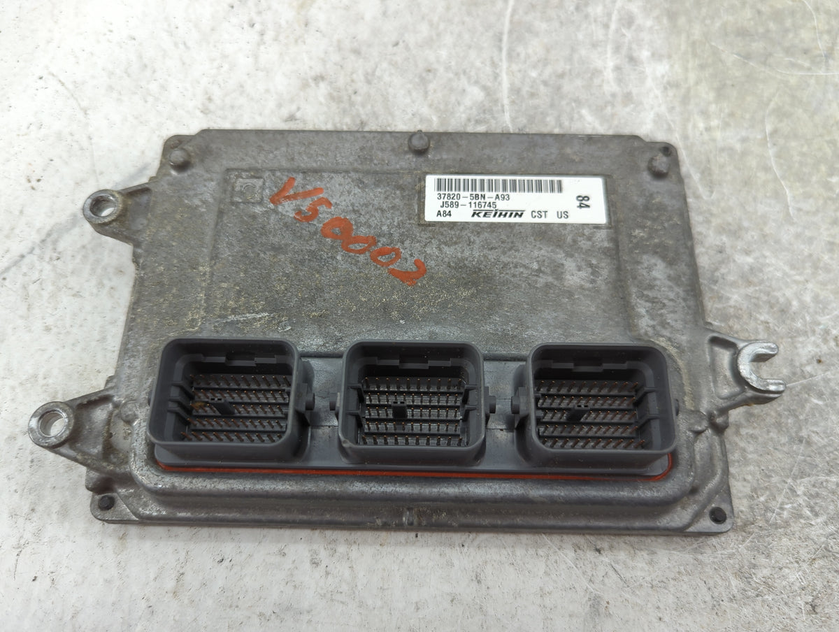 2018-2019 Acura Mdx PCM Engine Control Computer ECU ECM PCU OEM P/N:37820-5BN-A93 J589-116745 Fits Fits 2018 2019 OEM Used A
