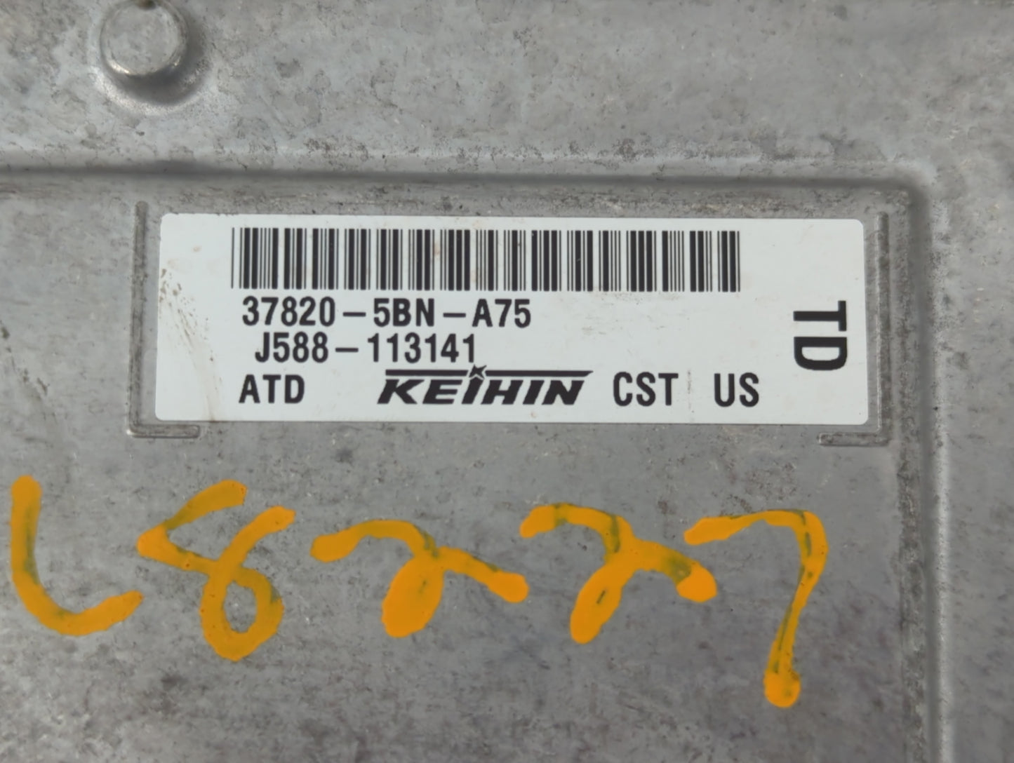 2018-2019 Acura Mdx PCM Engine Control Computer ECU ECM PCU OEM P/N:J588-113141 37820-5BN-A75 Fits Fits 2018 2019 OEM Used A