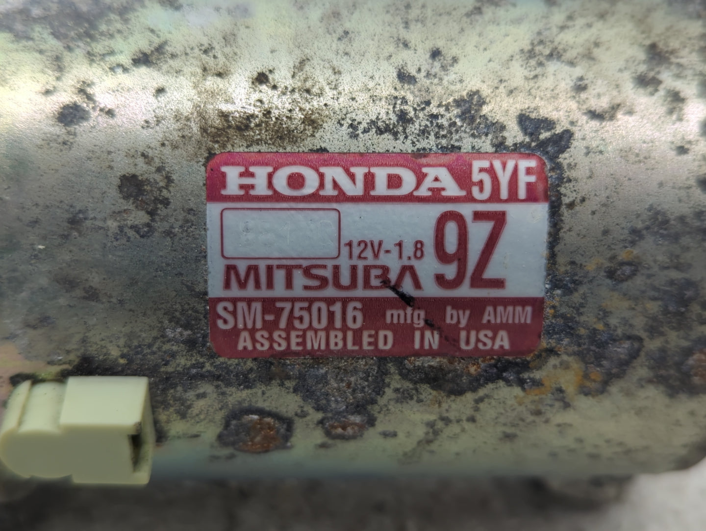 2021-2022 Acura Tlx Car Starter Motor Solenoid OEM P/N:312005YFA01 Fits Fits 2019 2020 2021 2022 OEM Used Auto Parts - Oemus
