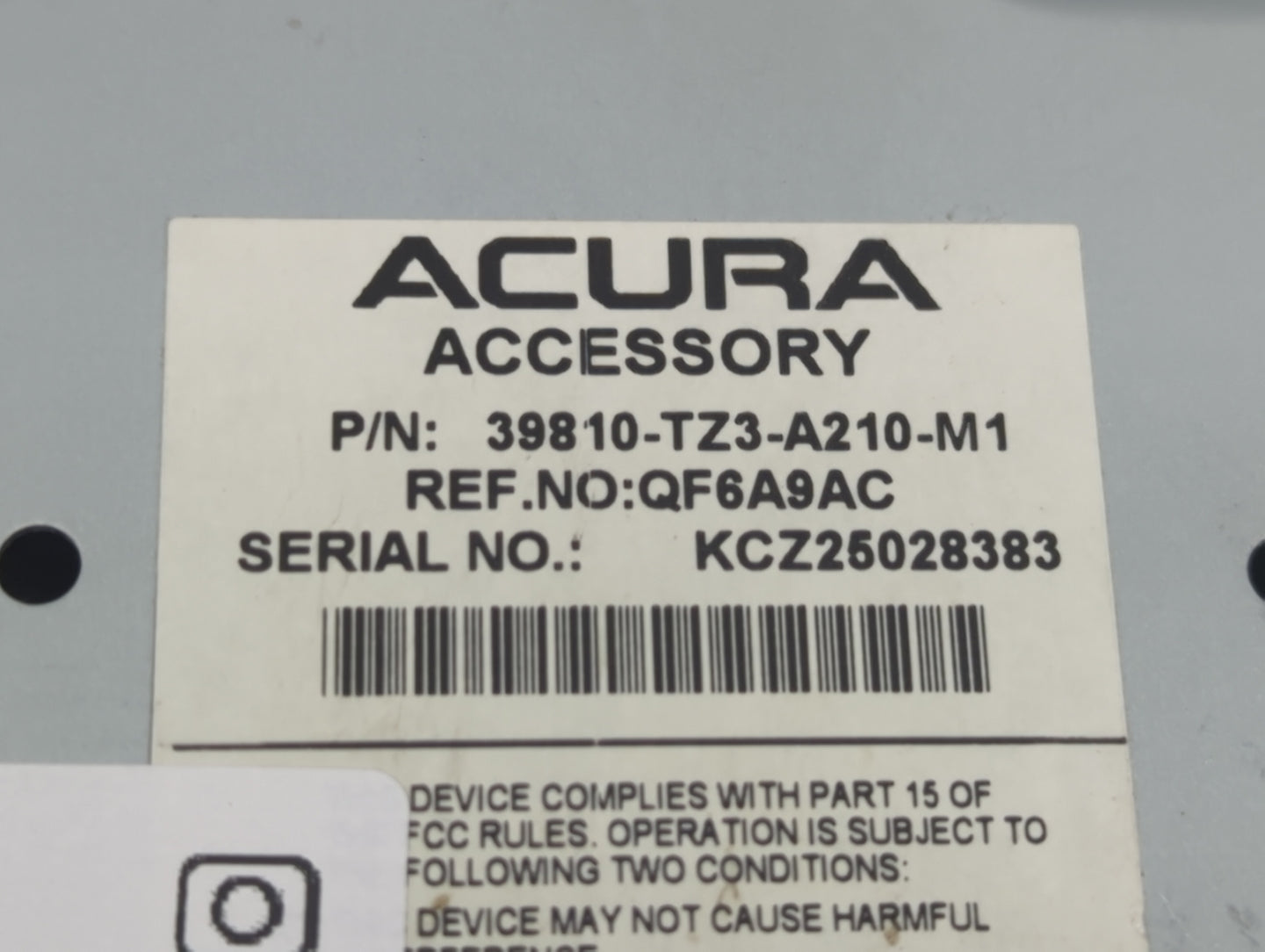 2019-2020 Acura Tlx Information Display Screen - Oemusedautoparts1.com