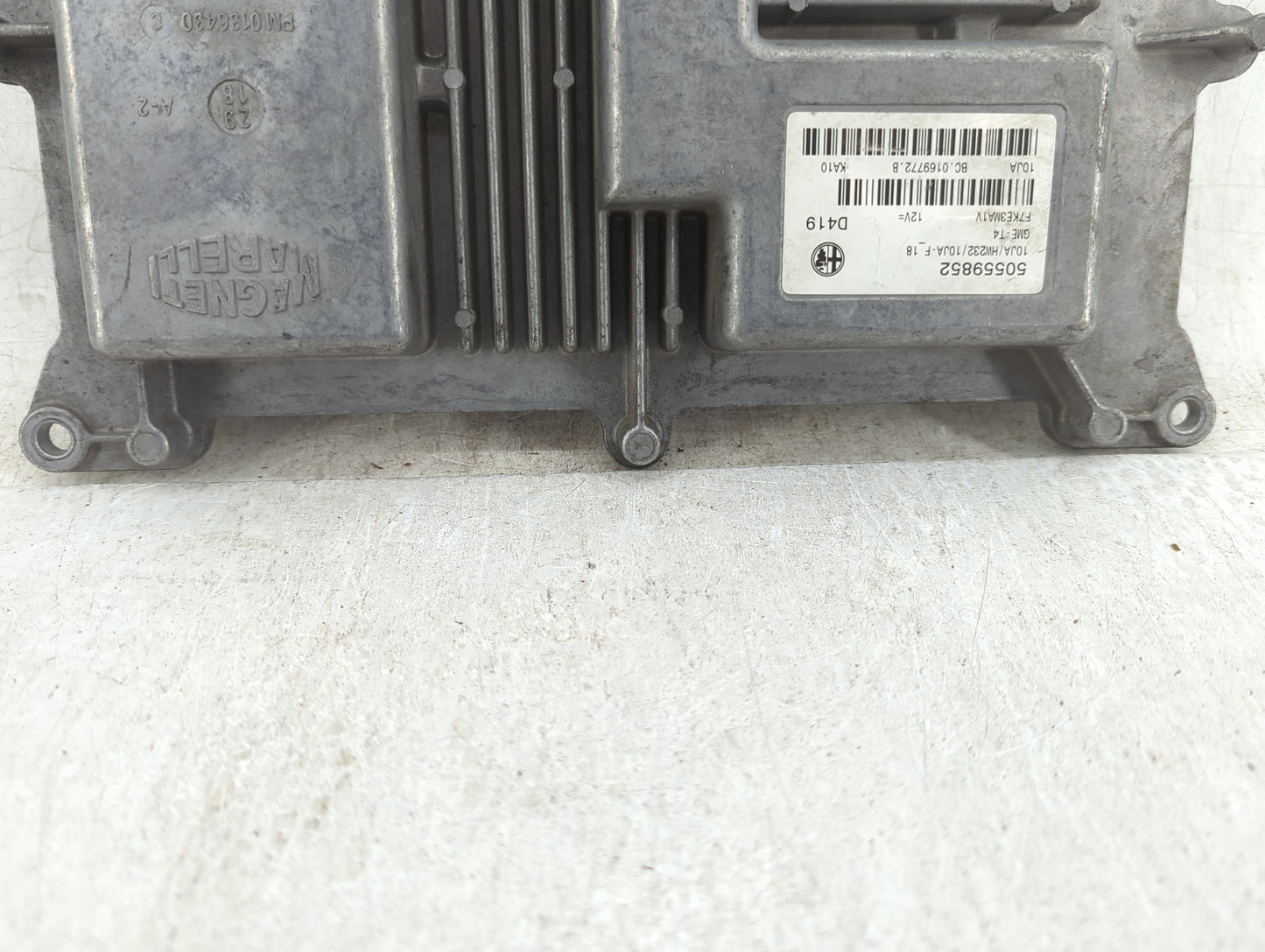 2017 Alfa Romeo Giulia PCM Engine Control Computer ECU ECM PCU OEM P/N:50559852 Fits OEM Used Auto Parts - Oemusedautoparts1