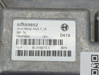 2019 Alfa Romeo Giulia PCM Engine Control Computer ECU ECM PCU OEM P/N:50559852 Fits OEM Used Auto Parts - Oemusedautoparts1