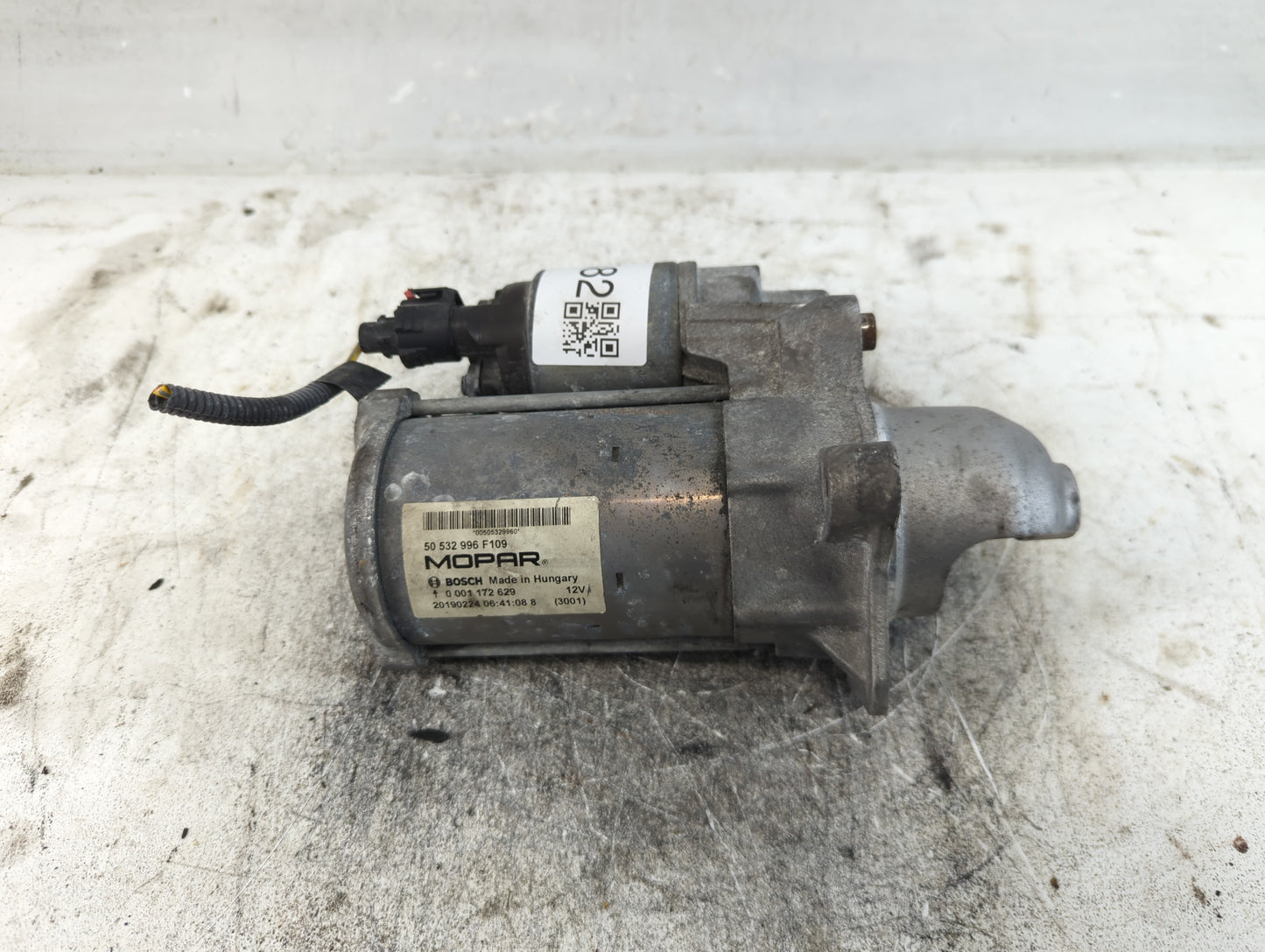 2019 Alfa Romeo Stelvio Car Starter Motor Solenoid OEM P/N:50 532 996 Fits Fits 2017 OEM Used Auto Parts - Oemusedautoparts1
