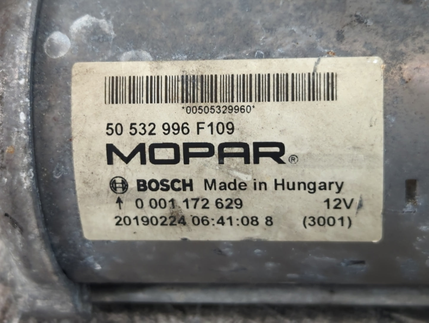2019 Alfa Romeo Stelvio Car Starter Motor Solenoid OEM P/N:50 532 996 Fits Fits 2017 OEM Used Auto Parts - Oemusedautoparts1
