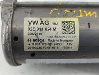 2017-2018 Audi A3 Car Starter Motor Solenoid OEM P/N:02E 911 024 M Fits Fits 2017 2018 2019 OEM Used Auto Parts - Oemusedaut