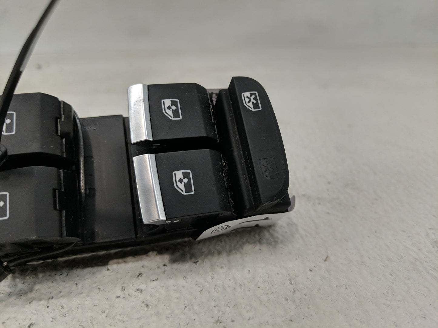 2017-2019 Audi A4 Master Power Window Switch Replacement Driver Side Left P/N:10121577 Fits Fits 2017 2018 2019 OEM Used Aut